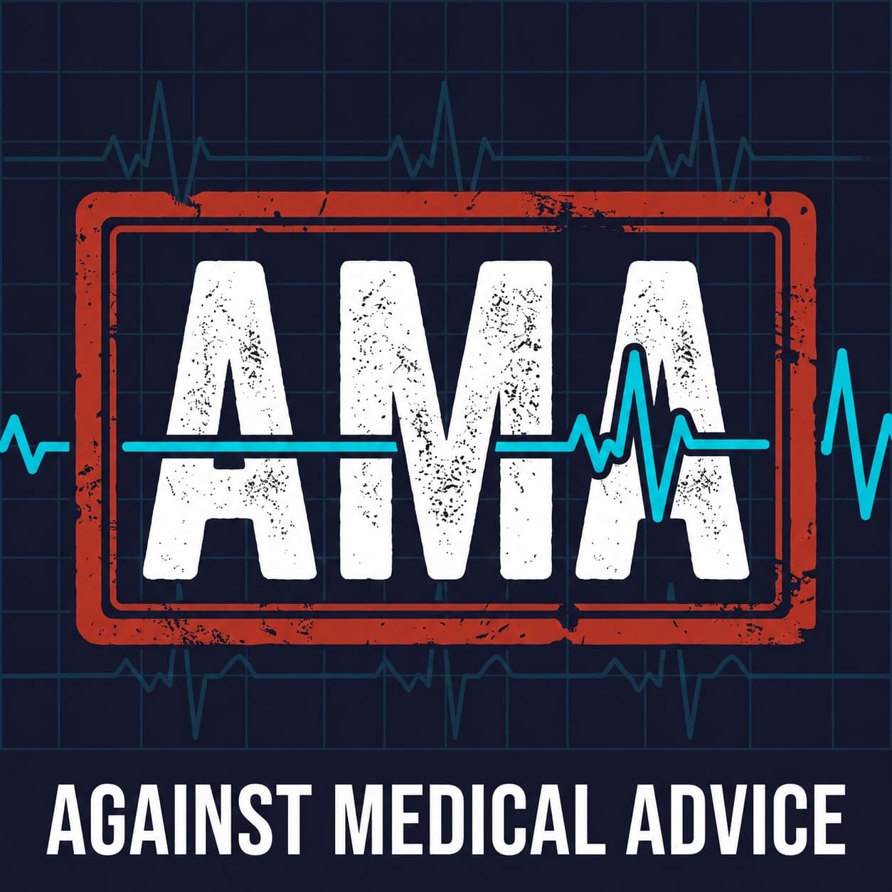 Against Medical Advice show cover featuring both hosts